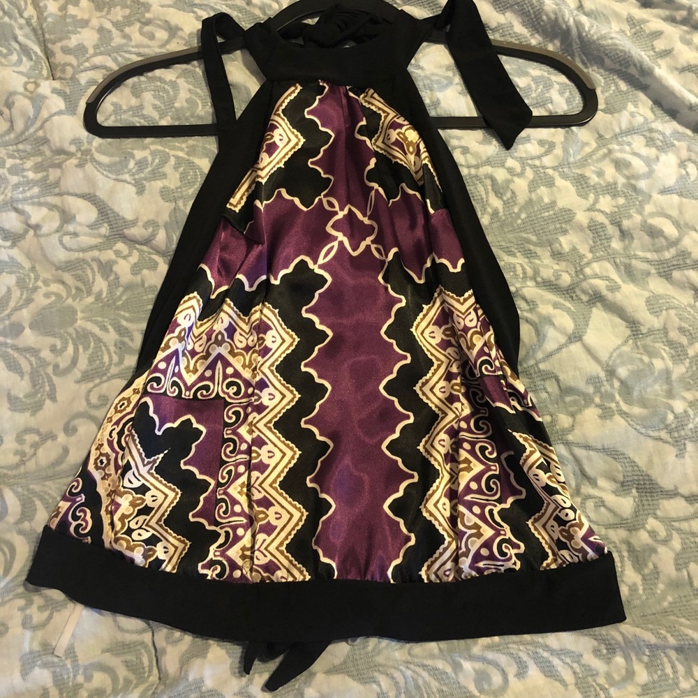 Body Central Backless Halter Top